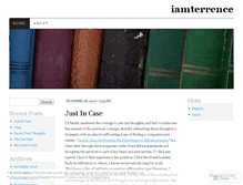 Tablet Screenshot of iamterrence.com